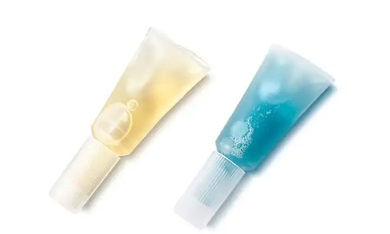 Two tubes of Sartorius-Wallerstein WN-Nutrient Media.